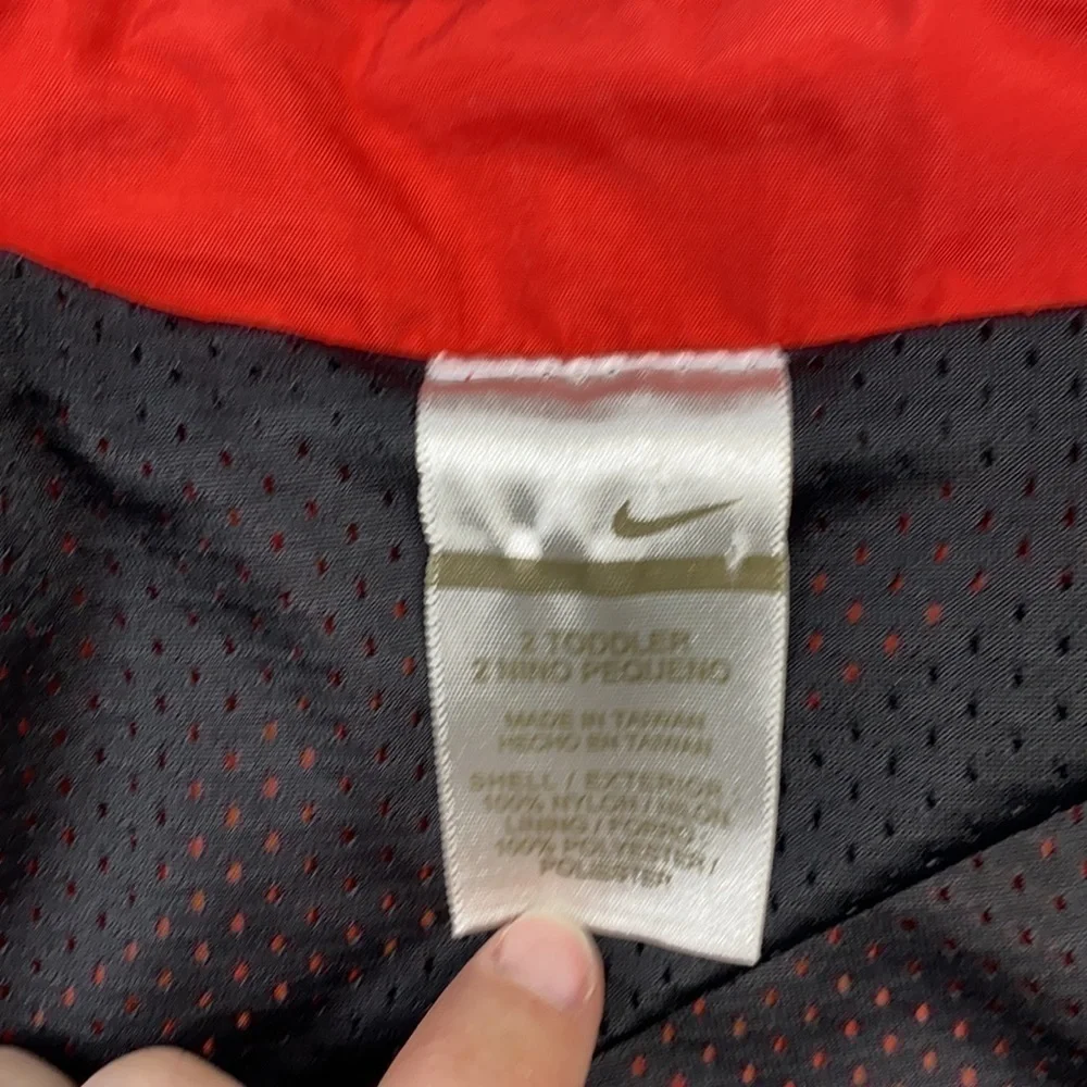 Nike Boys Red Gray Jacket Size 2 Toddler